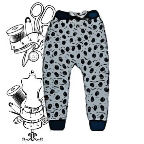 Molde Costura de Calça Moletom Inf Bolso 2 a 16 Anos #332