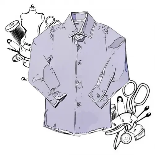 Molde Costura de Camisa Social Inf m Longa 2 a 14 #91