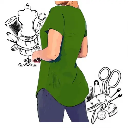 Molde Costura de Camisa Fitness Fem Adulto Pp ao Xg #226