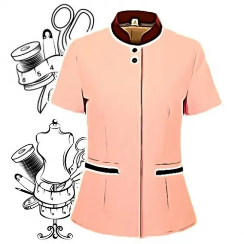 Molde Costura de Camisa Uniforme Unissex Pp ao Xg #336