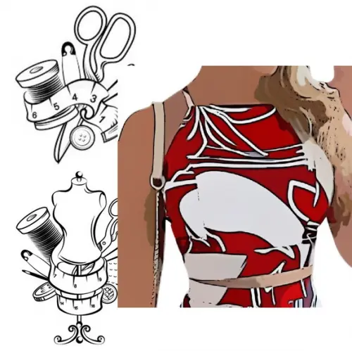 Molde Costura de Lindo Cropped do P ao Gg #317