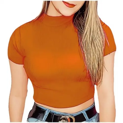 Molde Cropped Adulto Gola Alta Pp ao Xg