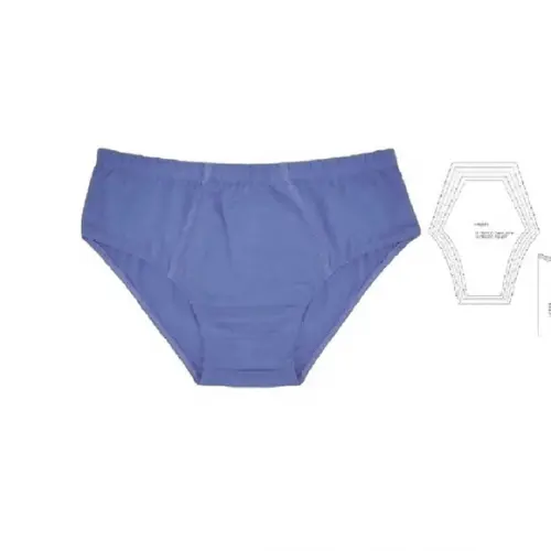 Molde Cueca Slip Básica Adulta , Moda Íntima