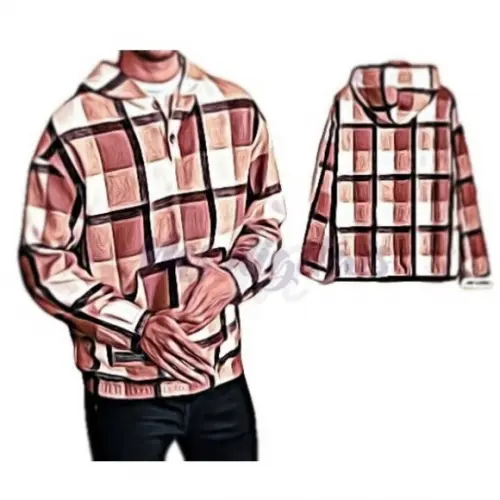 Molde de Blusa Casual Canguru Masc P ao Xxg #126