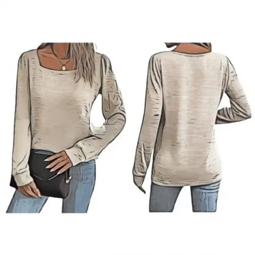 Molde de Blusa Decote Quadrado P ao Xxg #157