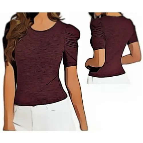 Molde de Blusa Casual Manga Princesa P ao Xxg #279