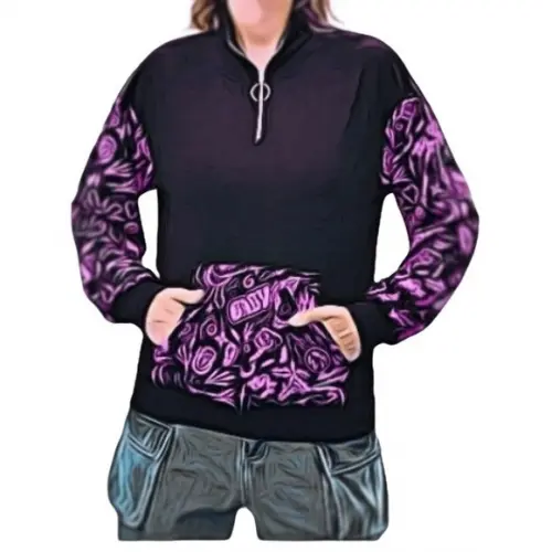 Molde de Blusa Fem Canguru P ao Xxg #240