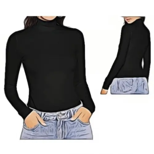 Molde de Blusa Gola Alta P ao Xxg #280
