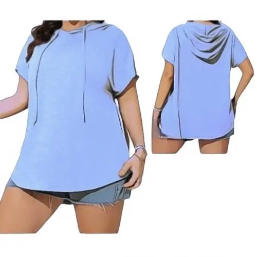 Molde de Blusa Manga Japonesa Capuz P ao Xxg #181