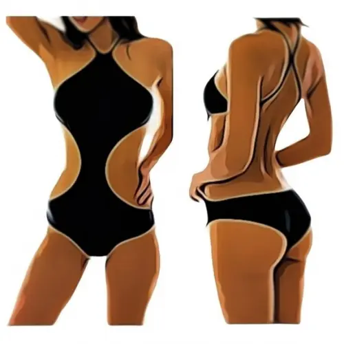 Molde de Body com Recorte Lateral P ao Gg #265