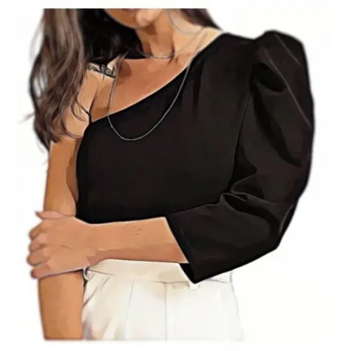 Molde de Blusa Um Ombro P ao Xxg #315