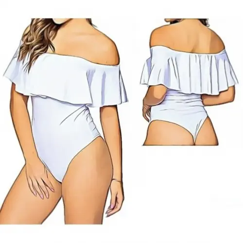 Molde de Body com Babado P ao Gg #262