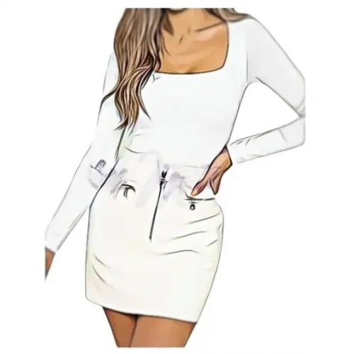 Molde de Body Decote Quadrado P ao Xxg #188