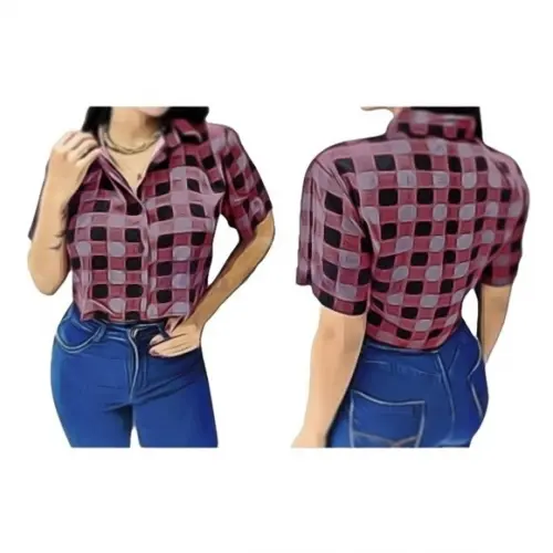 Molde de Camisa Cropped Adulto P ao Xg #161