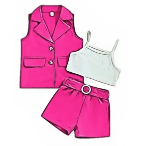 Molde de Conjunto Feminino Infantil #377