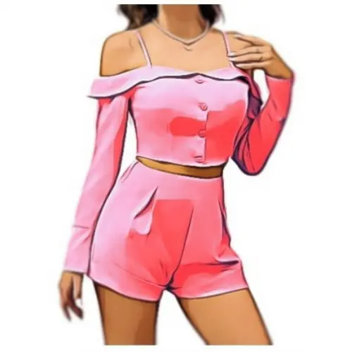 Molde de Conjunto Short e Cropped P ao Gg #532
