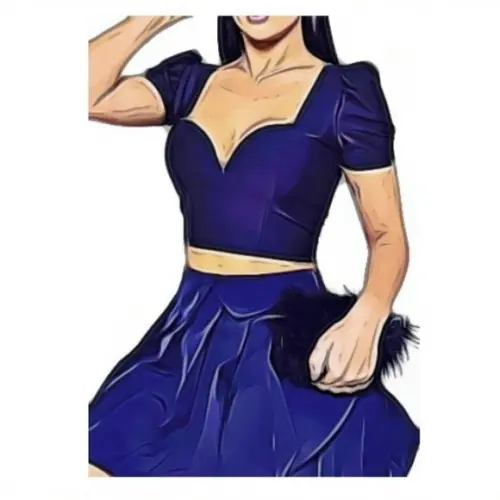 Molde de Cropped Manga Princesa #416