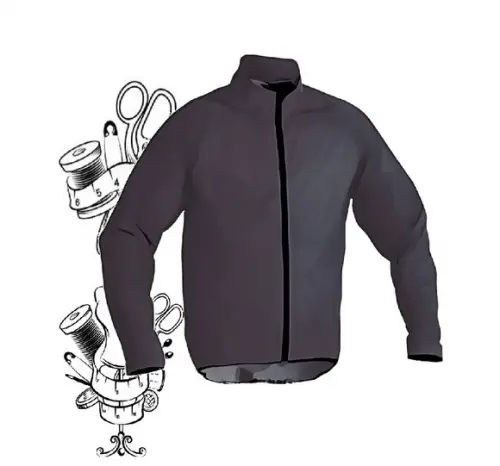 Molde de Jaqueta Corta Vento Fitness P ao Xg #428