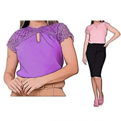 Molde de Linda Blusa Evangelica P ao Xg #511