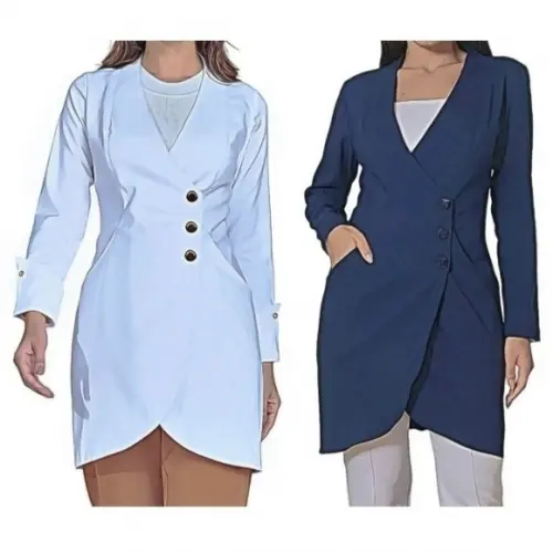 Molde de Lindo Jaleco Feminino #404