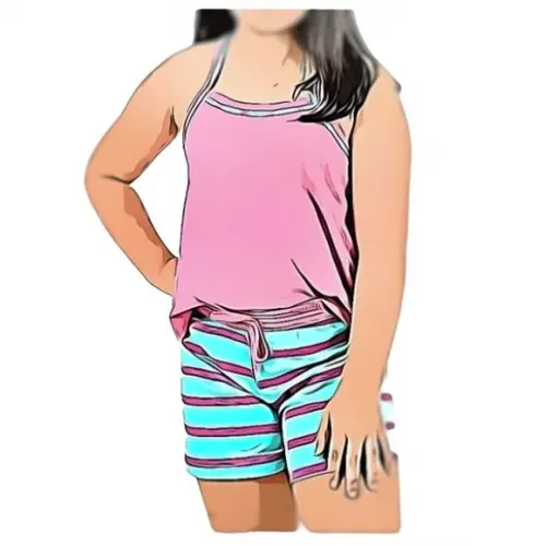 Molde de Pijama Baby Dool Infantil 1 a 8 Anos #545