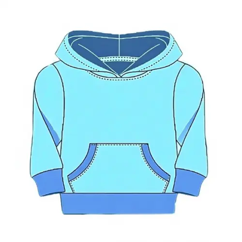 Molde de Roupa de Blusa Moletom Bebê Rn ao Gg