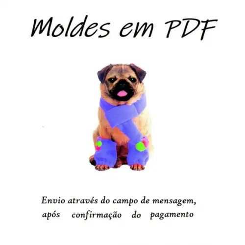 Molde De Roupinha Para Cães Cachecol E Polainas - Pdf