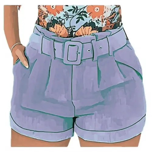 Molde de Short Alfaiataria Fem em pdf P ao Gg