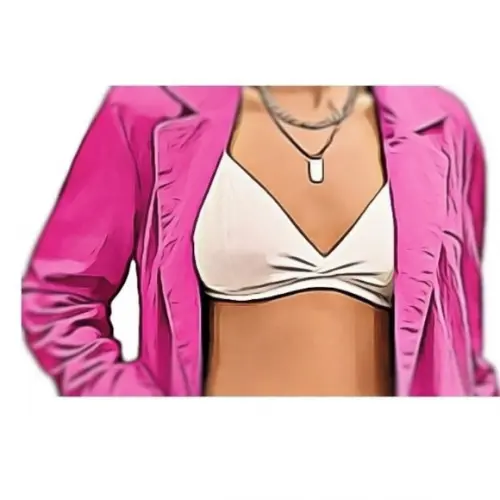 Molde de Top Feminino Lindo #508