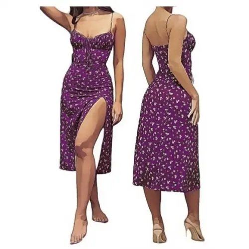 Molde de Vestido Longo Sexy #499