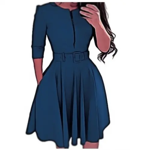 Molde de Vestido Rodado Saia Gode P ao Xxg #456