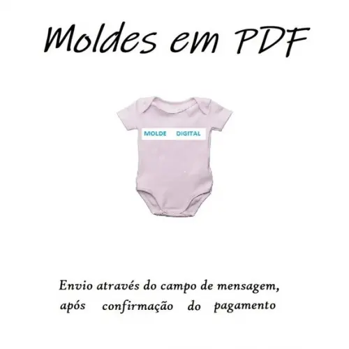 Molde Digital - Modelagem de Body Infantil