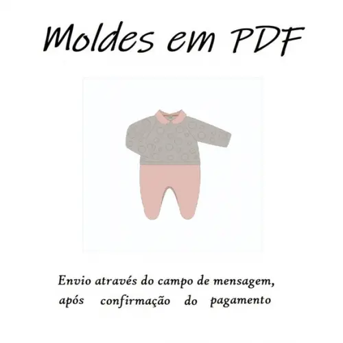 Molde Digital - Modelagem de Macacão com Recorte na Frente
