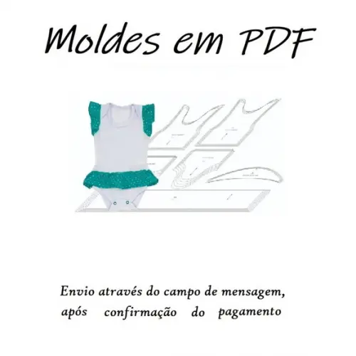 Molde Digital Body Saia Feminino Bebê - Oferta Especial