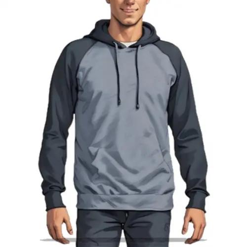 Molde Digital de Agasalho Moletom Raglan com Touca Pp ao Gg