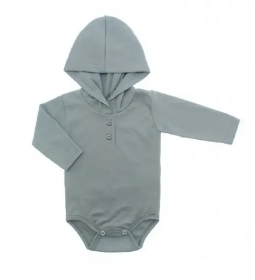 Molde Digital de Body Bebê Básico com Capuz Unissex Lindo