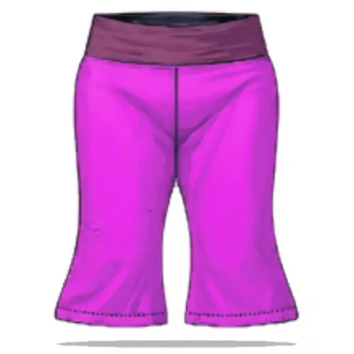 Molde Digital de Calça Flare Bebê P ao Gg