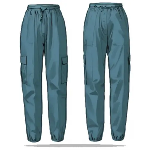 Molde Digital de Calça Jogger Cargo Feminina Pp ao Gg