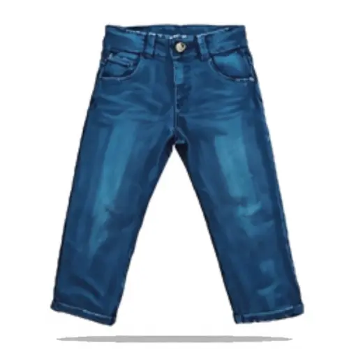 Molde Digital de Calça Jeans Infantil Unissex 2 a 16 Anos