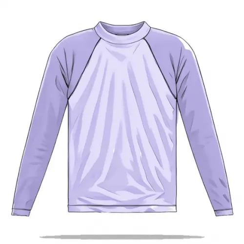Molde Digital de Camiseta Inf Proteçao Solar 2 a 10 Anos