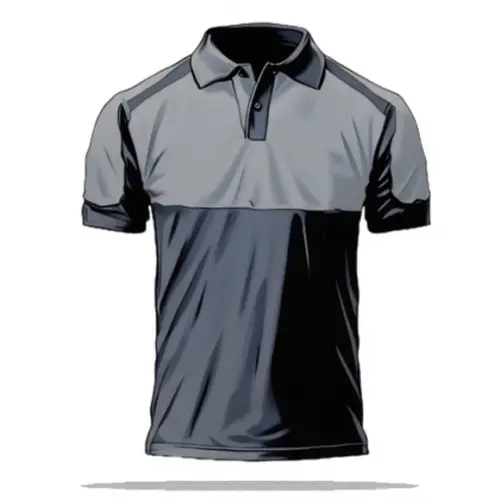 Molde Digital de Camiseta Polo com Recorte Especial Pp ao Xg