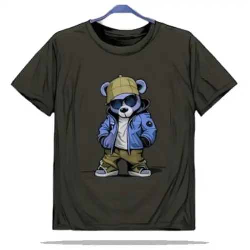 Molde Digital de Camiseta Tradicional Infantil 2 a 16 Anos