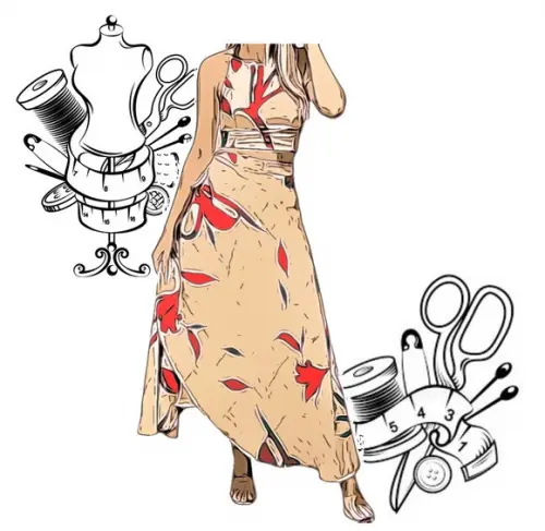 Molde Digital de Conjunto Fem Saia e Crop P ao Gg #237