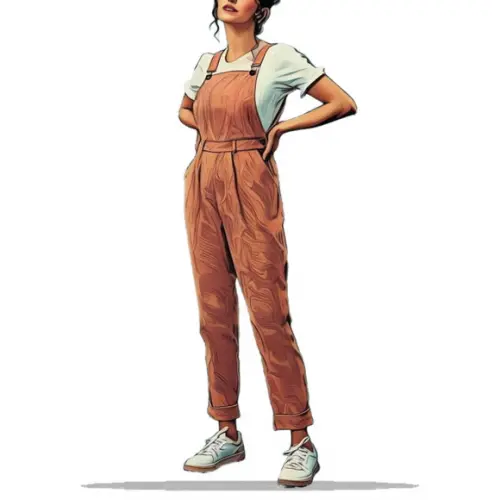 Molde Digital de Jardineira Alfaiataria Feminina P ao Gg