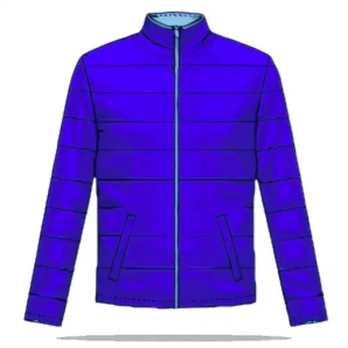 Molde Digital de Jaqueta Masc Nylon com Enchimento P ao Gg