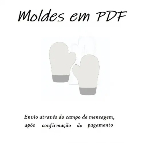 Molde Digital De Luva Bebê