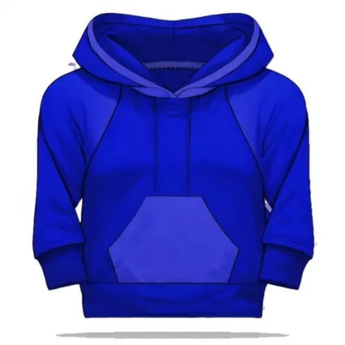 Molde Digital de Moletom com Capuz Raglan Inf 2 ao 14
