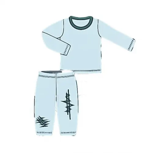 Molde Digital de Pijama Bebê de Inverno Rn ao Gg
