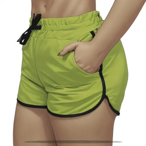 Molde Digital de Short Praia Surf Fem Boleado do 34 ao 44