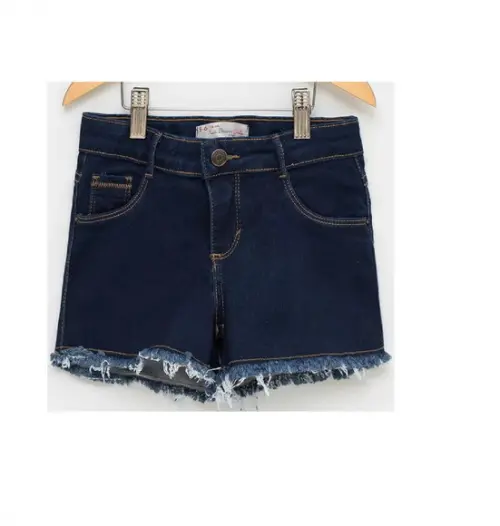 Molde Digital de Short Jeans Feminino Infantil em pdf